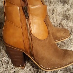 Brown ankle boots
